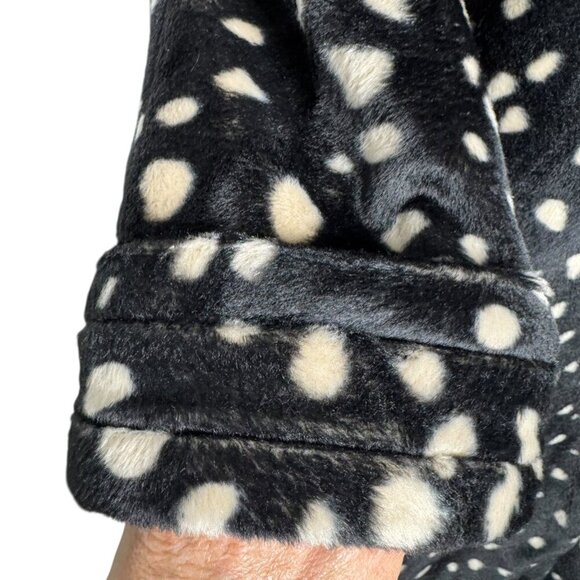 Anthropologie Elevenses size 6 Snowlake “Draconid Coat” Faux Fur Collar Jacket - Picture 6 of 12